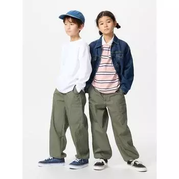 Детские брюки-карго Uniqlo Jogger 09 BLACK/KIDS 100