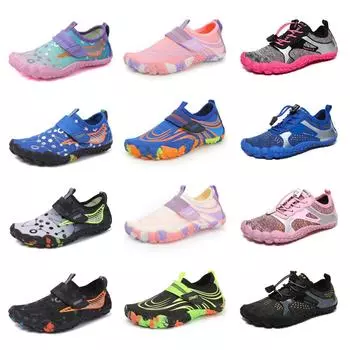 Детские быстросохнущие нескользящие тапочки для хождения по воде, дайвинга, плавания, рыбалки и пляжного отдыха. A022#, 38 королевский синий