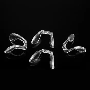 Детские цельные U-образные силиконовые носоупоры для очков с винтовой поддержкой переносицы