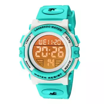 Детские часы для мальчиков, цифровые часы для мальчиков, спортивные часы для активного отдыха, многофункциональные, водонепроницаемые, глубина 50 м, оповещение, дата, день, дисплей, двойное время, светодиодный аналоговый дисплей