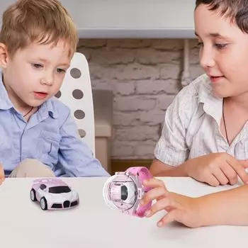 Детские часы с дистанционным управлением, автомобиль с электрическим сплавом, взаимодействие родителей и детей, 2.4G, гоночная игрушка с дистанционным управлением One Size