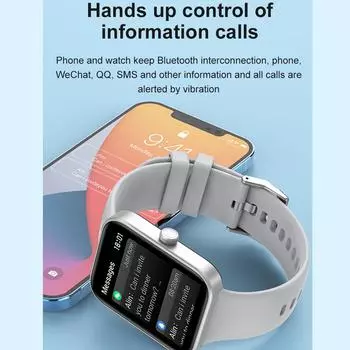 Детские часы-телефон для мальчиков и девочек, фитнес-трекер, сенсорный экран Full HD, монитор сердечного ритма и сна, 1,81 дюйма