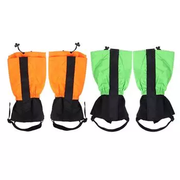 Детские чехлы для ног, регулируемые, водонепроницаемые, ветрозащитные, для защиты от песка, детские чехлы для ног на открытом воздухе Orange Orange