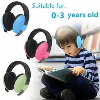 Детские детские наушники для защиты ушей Детские наушники для защиты от шума Защитные наушники розовый