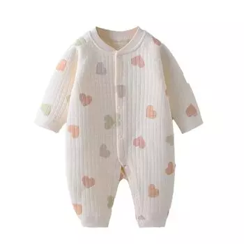 Детские длинные комбинезоны с открытыми длинными сменными накладками для новорожденных персикового цвета 73 месяца [Reegoo Peter] Одежда, Мальчики, Рукава, Комбинезоны, Таби, Хлопок, Передняя часть, Рукава,