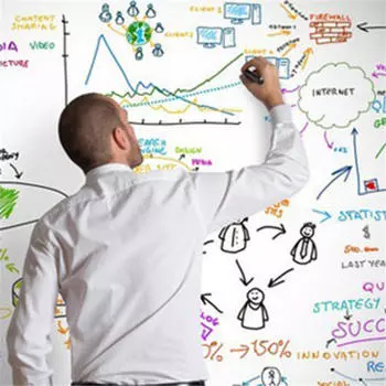 Детские доски для сухого стирания, доска для мела, съемная настенная наклейка, наклейка для доски для мела, высококачественная съемная наклейка для письма 200cm by 45cm белый