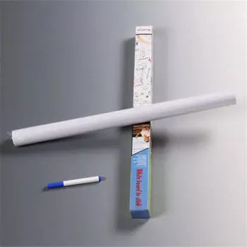 Детские доски для сухого стирания, меловая доска, доска, съемная наклейка на стену, наклейка, классная доска 200cm by 45cm белый