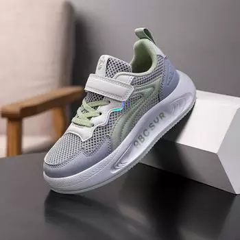 Детские дышащие кроссовки Hollow 29 серый