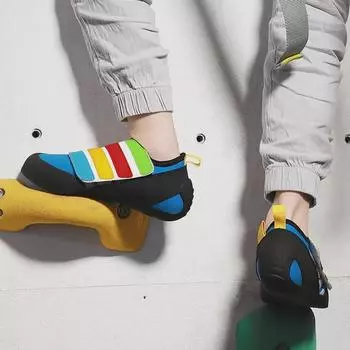 Детские дышащие нескользящие скальные туфли для начинающих в помещении 33 красный