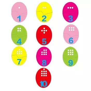 Детские фетровые игрушки из нетканого материала ручной работы DIY Раннее развитие Пазл Подарок для детей Цифровое познание Молния Пряжка TMZ