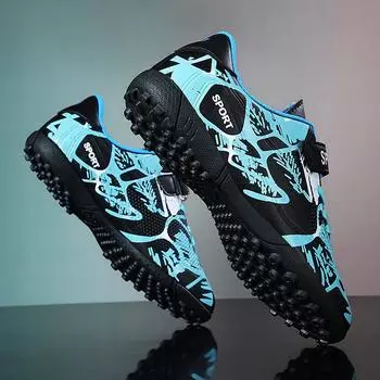 Детские футбольные бутсы Детские футбольные бутсы Профессиональные футбольные бутсы для мальчиков и девочек Противоскользящие футбольные бутсы Chaussure TF/FG Уличные футбольные бутсы 31