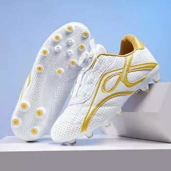 Детские футбольные бутсы Длинные ногти для мальчиков Сломанные ногти Футбольные бутсы с вращающимися кнопками Тренировочная обувь для учеников начальной школы Спортивная обувь для девочек 28