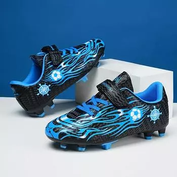 Детские футбольные бутсы для мальчиков, бесплатная доставка, тренировочные футбольные бутсы для игры на траве, для занятий спортом на открытом воздухе, для мини-футбола и зала, для детей EU 28