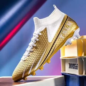 Детские футбольные бутсы для мужчин и подростков, для студентов и женщин, кроссовки TF Shattered Nails AG Spikes для тренировок и соревнований 35