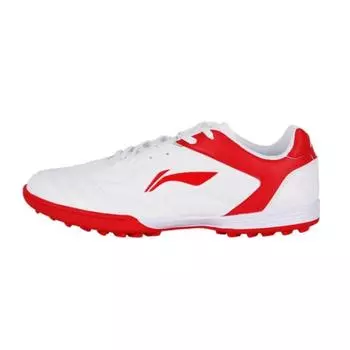 Детские футбольные бутсы Li Ning Youth TF Grass Anti-Slip Anti Kick Shock Absorbing Low-Go Детские футбольные бутсы Белые Красные YSTT006-1 33