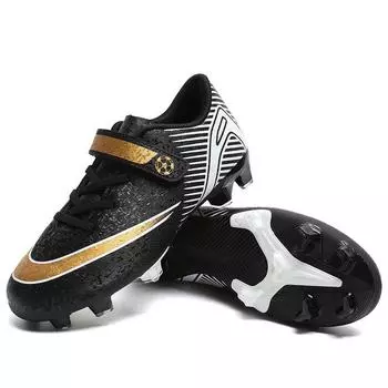 Детские футбольные бутсы Новые низкие футбольные бутсы на липучках Большие детские игровые длинные ногти Сломанные ногти Газонные спортивные тренировочные бутсы 29