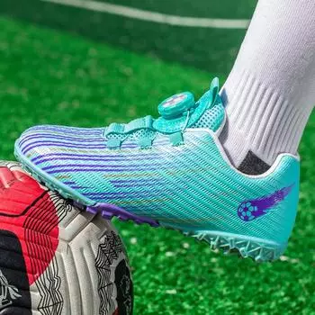 Детские футбольные бутсы Society FG Школьные футбольные бутсы Бутсы Травяные кроссовки для мальчиков и девочек Спортивная обувь для тренировок на открытом воздухе 28 розовый