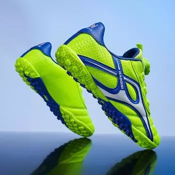 Детские футбольные бутсы Society TF/FG Школьные футбольные бутсы Бутсы Травяные кроссовки для мальчиков и девочек Спортивная обувь для тренировок на открытом воздухе Размер 28-39 39 красный