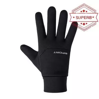 Детские футбольные перчатки Водонепроницаемая термохватка Полевая спортивная площадка G9H2 black one-size