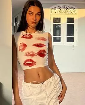 Детские футболки Y2K с эстетичным принтом, уличная одежда 2000-х годов, лоскутные летние женские укороченные топы с круглым вырезом и короткими рукавами, футболки для девочек в стиле эмо