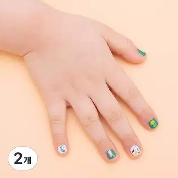 Детские гелевые полоски для ногтей Glossy Blossom Princess Jellica, «Друзья Юрского периода», 2 шт.
