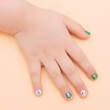 Детские гелевые полоски для ногтей Glossy Blossom Princess Jellica, «Друзья Юрского периода», 1 шт.