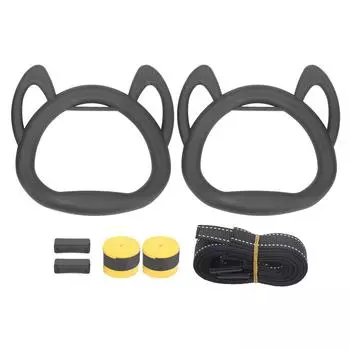 Детские гимнастические упражнения, подвесные кольца, силовые регулируемые ремни, подтягивания, тренировка 2 м 2m / 6.6ft