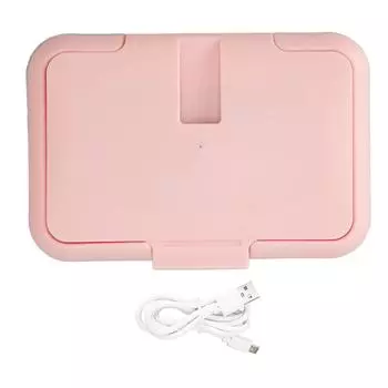 Детские грелки для салфеток, постоянная температура, равномерный нагрев, портативный USB-нагреватель для влажных салфеток, розовый