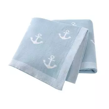 Детские хлопковые одеяла, вязаные удобные всесезонные коляски для новорожденных мальчиков и девочек, детское постельное белье, пеленальные чехлы, коврик 100*80 см