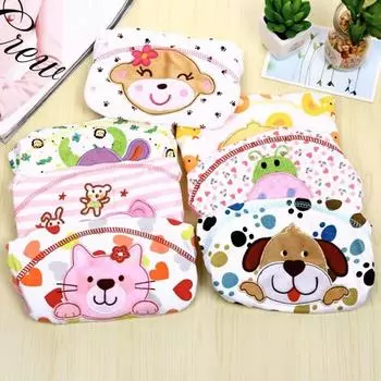 Детские хлопковые подгузники для девочек и мальчиков, многоразовые стираемые детские подгузники S 6-9KG