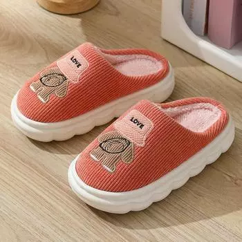 Детские хлопковые тапочки осенние хлопковые тапочки 28-29