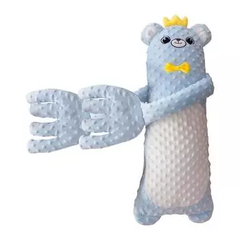 Детские хлопушки для сна, новейшие детские хлопушки для сна, новые детские игрушки для сна с хлопушками, имитирующие мамину руку, автоматическая детская подушка-хлопушка One Size синий