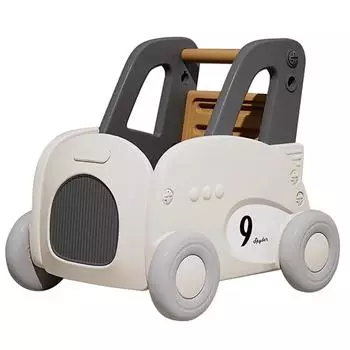 Детские ходунки, кукла-коляска, тележка для покупок, игрушка-толкатель для девочек и мальчиков, обучающие ходунки, сундук для хранения игрушек, забавные игры, игрушки для малышей белый