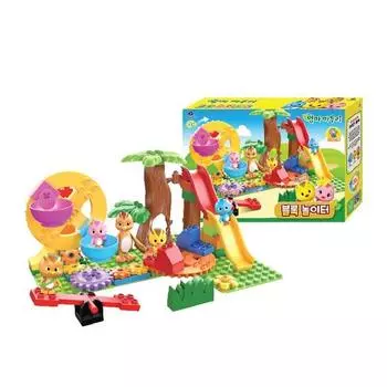 Детские игровые блоки Mom Katuri, разноцветные, корейские игрушки.