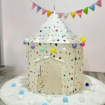 Детские игровые домики-палатки, переносные детские игровые складные домики-вигвамы для карнавалов на заднем дворе