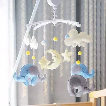 Детские игрушки 0-12 месяцев DIY погремушки детские мобильные для кроватки мультфильм кровать колокольчик материал упаковка беременных ручной работы погремушки игрушки для детей