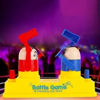 Детские игрушки для детей Кукла Двойная битва Игра Родитель-ребенок Интерактивный Молоток Прячущийся 13*4*9.5cm