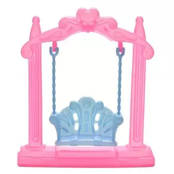 Детские игрушки для девочек, игровой домик, миниатюрные качели, кукольный домик, мебель, декор для кукол, подарок