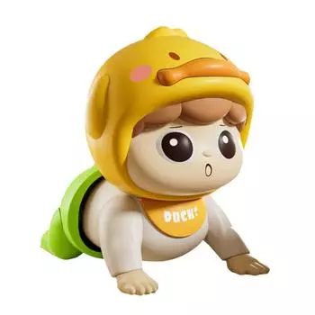 Детские игрушки для ползания со звуком, электрические детские игрушки для кукол, для малышей, поднимающих голову, для занятий J5I7 Pink-One size