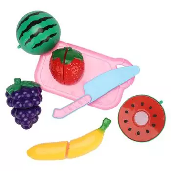 Детские игрушки для резки фруктов, пластиковая кухня, ролевые игры, набор игрушек для резки фруктов для малышей