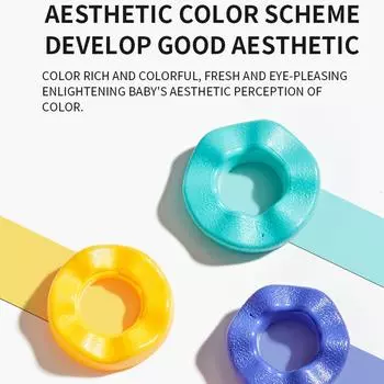 Детские игрушки для складывания и раскладки с героями мультфильмов для детей от 18 месяцев и старше, игрушка-тумблер-яйцо с 6 шт. разноцветный