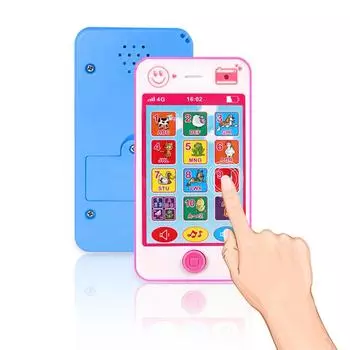 Детские игрушки для телефонов на русском/английском языке, детские развивающие музыкальные игрушки для мобильных телефонов в подарок для детей, детский телефон