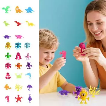 Детские игрушки для ванны на присосках, подарки на вечеринку для детей One Size