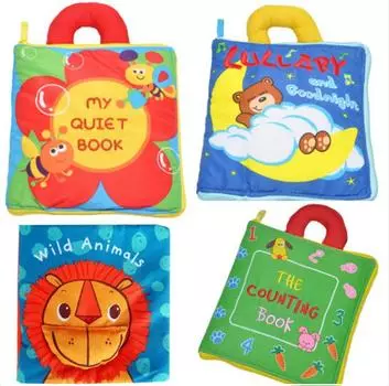 Детские игрушки, книги из ткани, цветы, игрушки, тканевые книги, детские игрушки, детские игрушки для раннего обучения, тканевая книга для просвещения 1