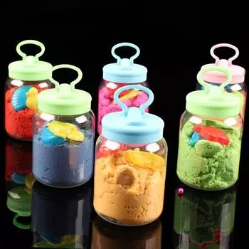 Детские игрушки, космические игрушки, песок, сверхлегкая воздушная глина, космический цветной песок своими руками