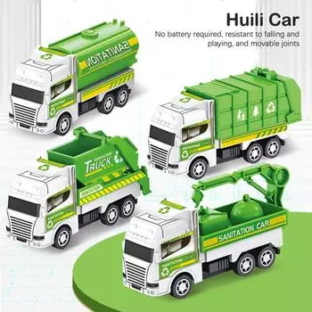 Детские игрушки Машина Инерционная Санитарная Машина Модели Грузовиков Инерционная Военная Инженерная Машина Пожарная Машина Игрушки Для Мальчиков Для Детей Подарок as the picture