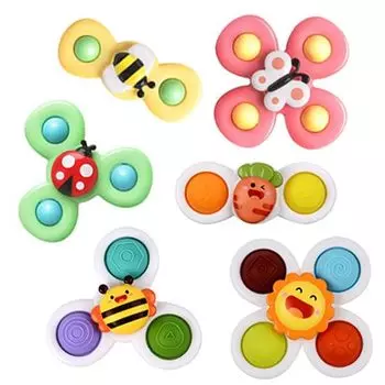 Детские игрушки Монтессори набор из 6 Caracara Звуки Вращение Вращение Выход Ванна Игра Водные Игры