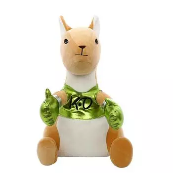 Детские игрушки Новый креативный бокс Кенгуру Кукла Плюшевая игрушка Симпатичная крыса Кукла Куклы Дети Девочки Подарки 25CM ярко-розовый