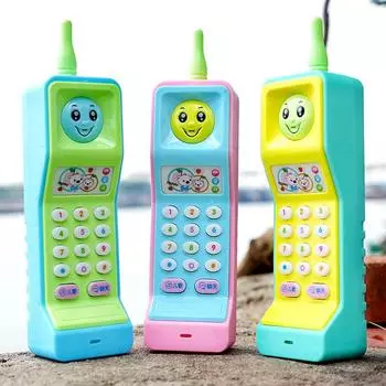 Детские игрушки-пазлы, милый мультфильм «Большой брат», мобильный телефон с легкой музыкой, игрушки для телефона, головоломки, многофункциональный телефон для раннего обучения