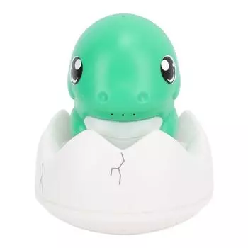 Детские игрушки-разбрызгиватели для ванны, светящиеся, перезаряжаемые, распыляющие воду, игрушки для купания в форме динозавра для зелёный
